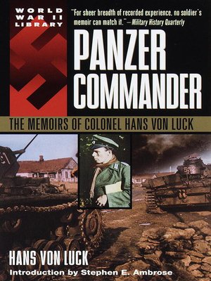 cover image of Panzer Commander